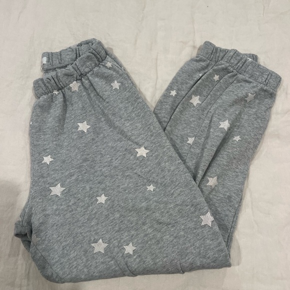 Gray Star Print Pajama Pants - Picture 2 of 3